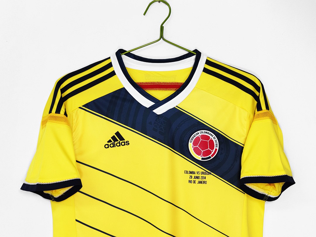 Maillot rétro Colombie Domicile 2014 - détail 1