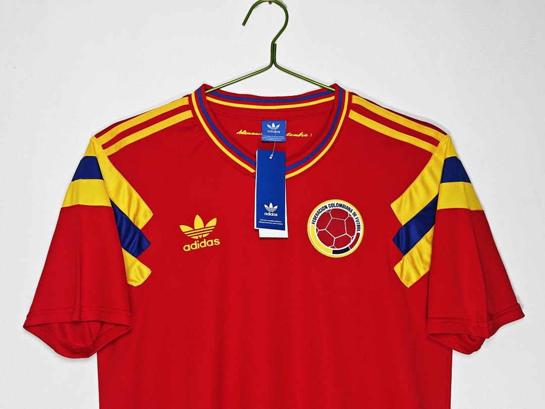 Maillot rétro Colombie Extérieur 1990 - détail 2