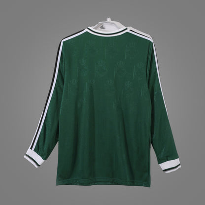 Maillot rétro Deportivo La Corogne Extérieur 1999/00 Manches Longues - face avant