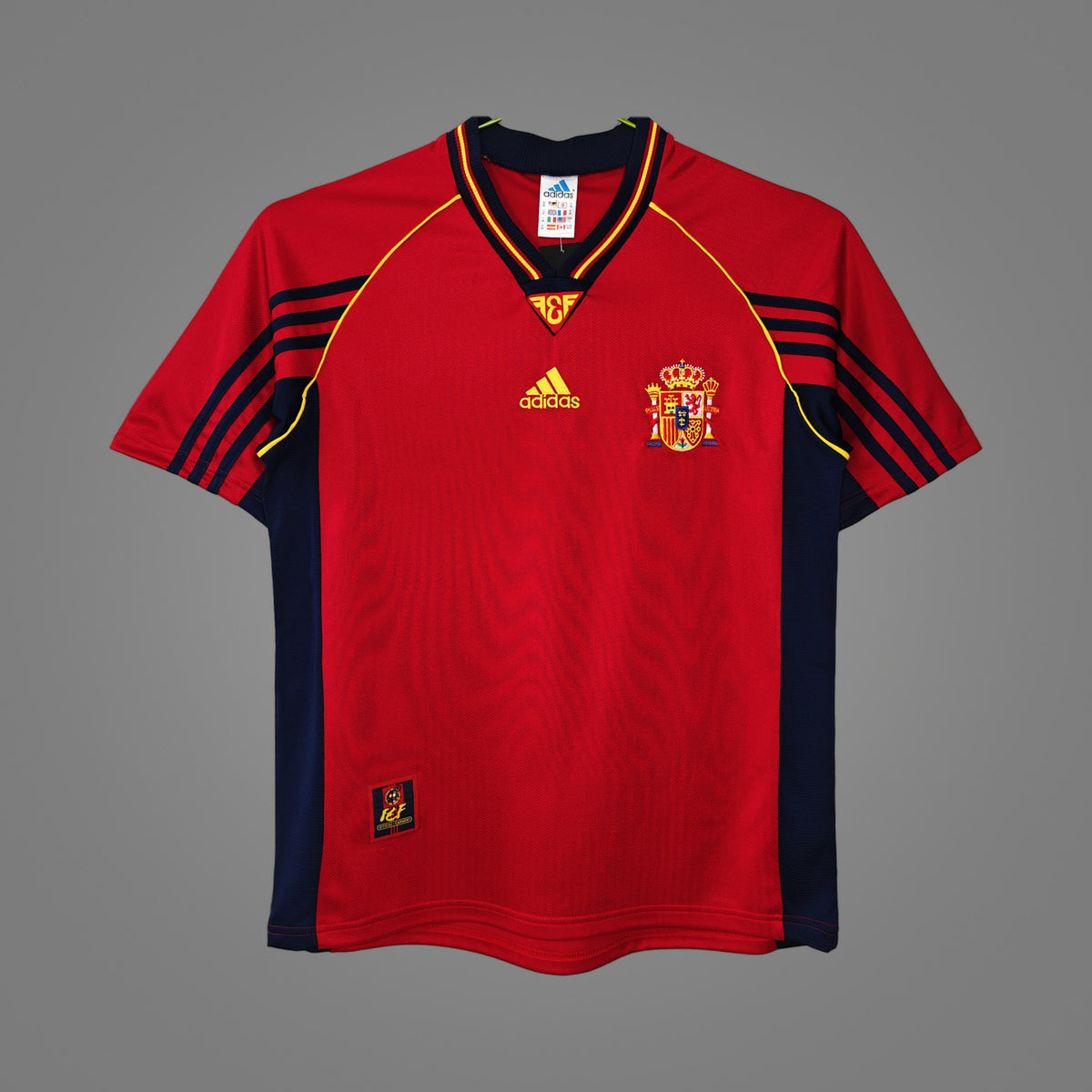 Maillot rétro Espagne Domicile 1998 - face avant
