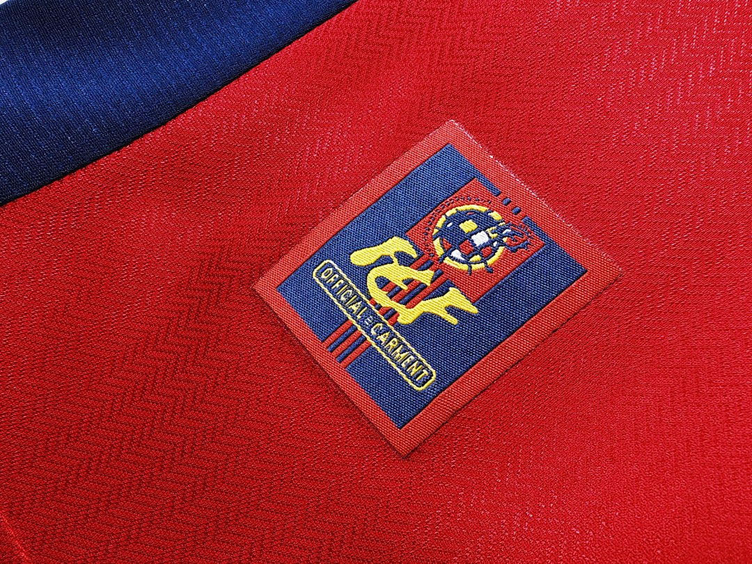 Maillot rétro Espagne Domicile 1998 - détail 1