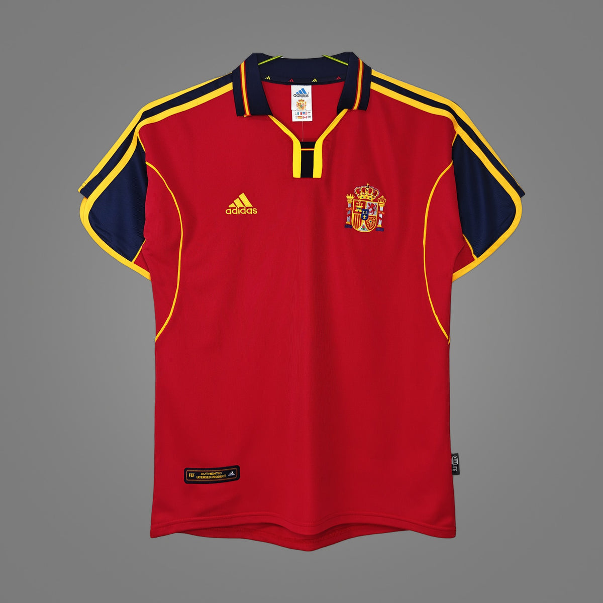 Maillot rétro Espagne Domicile 2000 - face avant