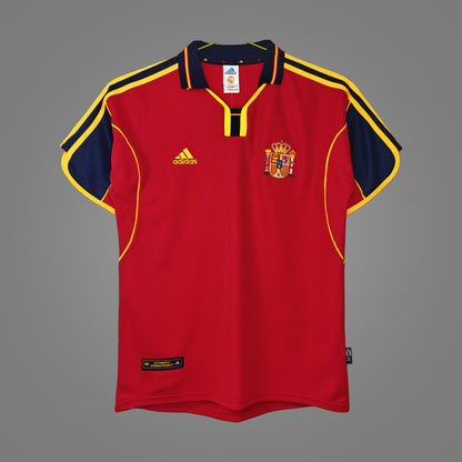 Maillot rétro Espagne Domicile 2000 - face avant