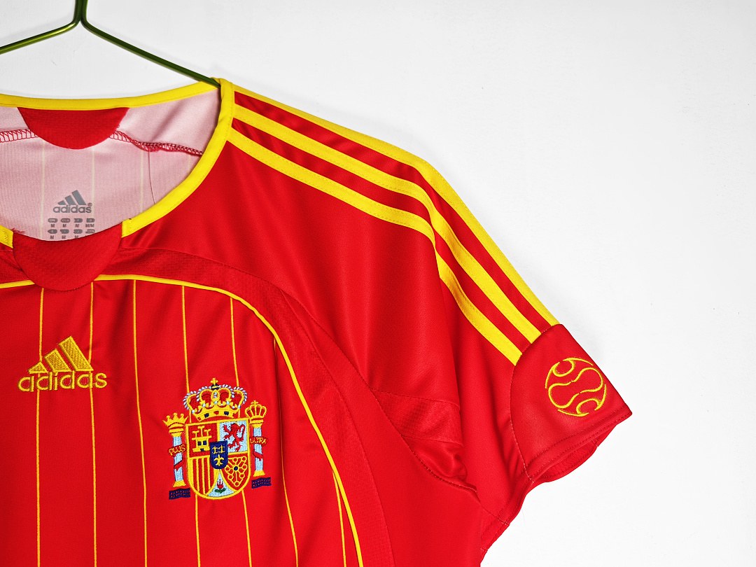 Maillot rétro Espagne Domicile 2006 - détail 2