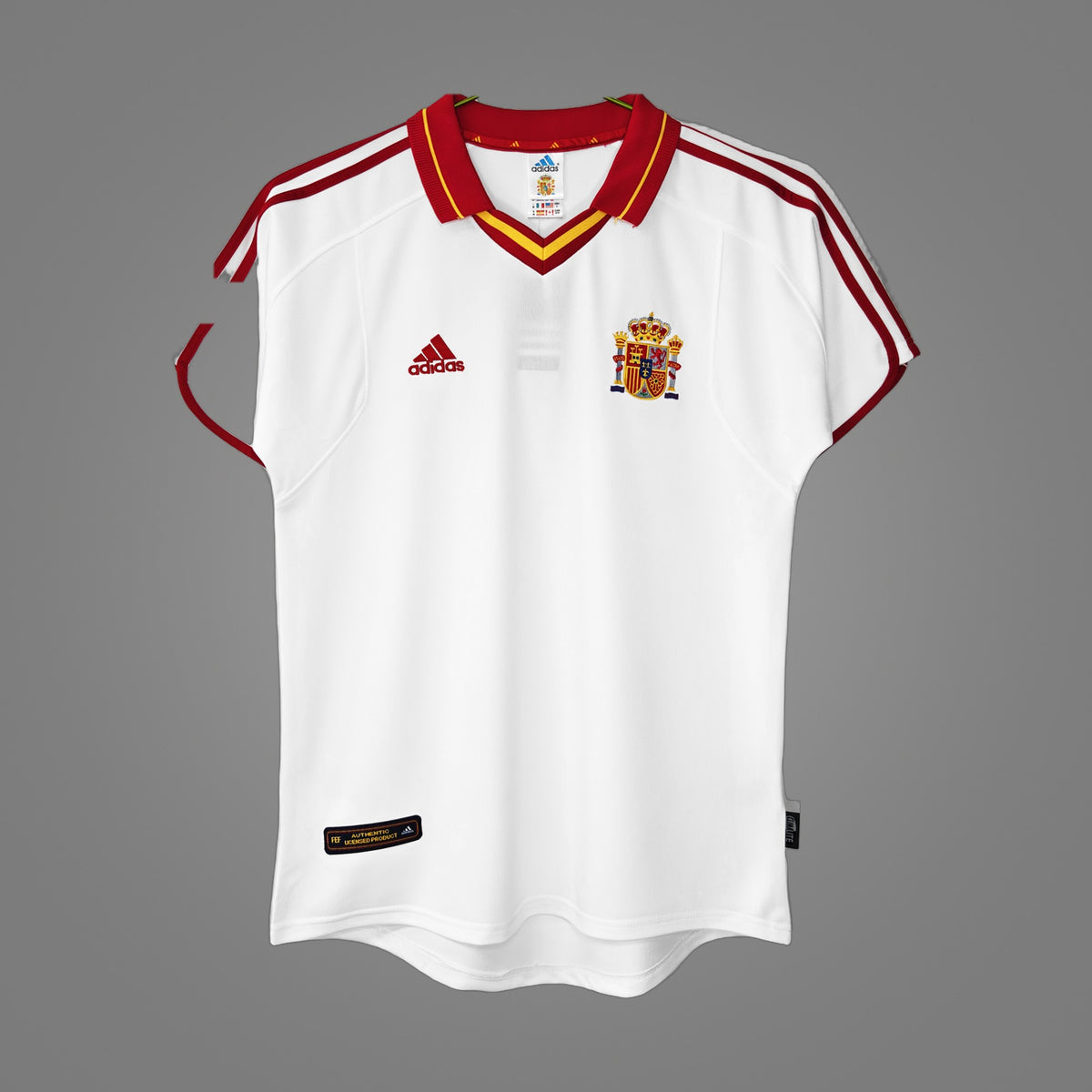 Maillot rétro Espagne Extérieur 2000 - face avant