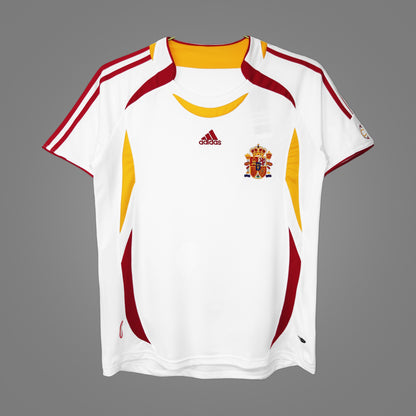 Maillot rétro Espagne Extérieur 2006 - face avant