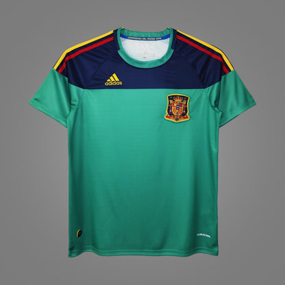 Maillot rétro Espagne Gardien vert 2010 - face avant