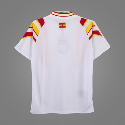 Maillot rétro Espagne Third blanc 1996 - dos