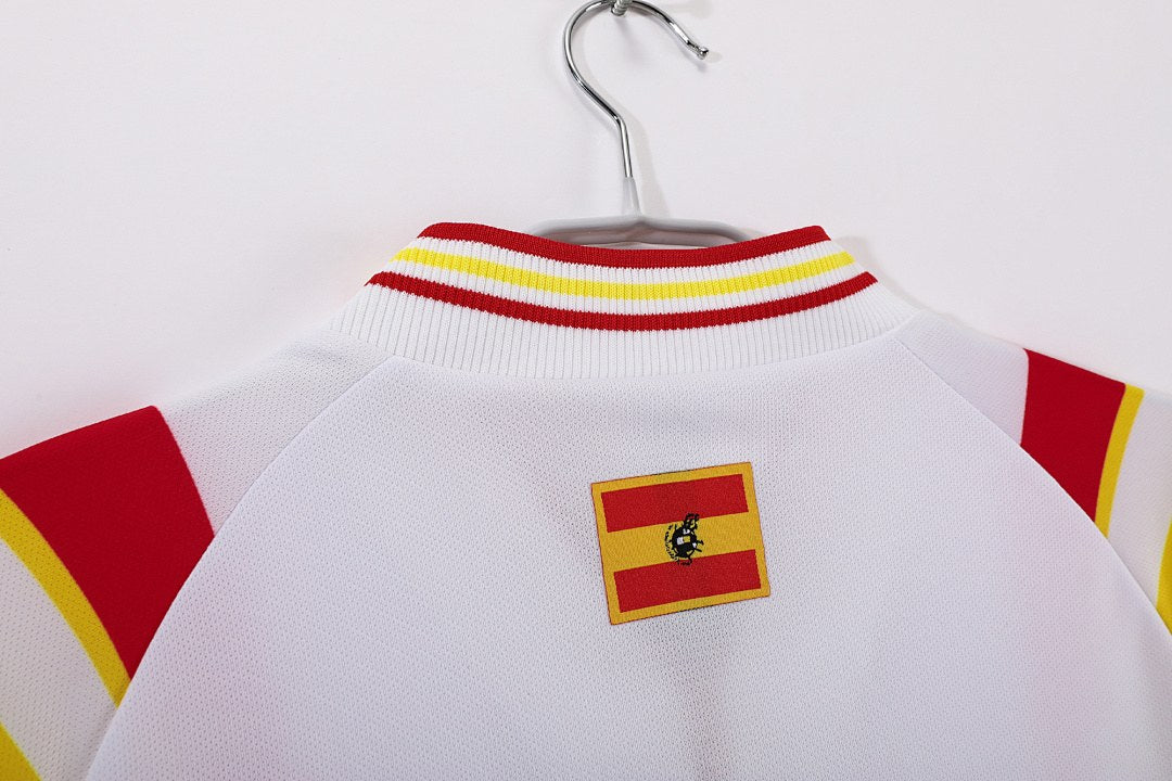 Maillot rétro Espagne Third blanc 1996 - détail 2