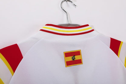Maillot rétro Espagne Third blanc 1996 - détail 2