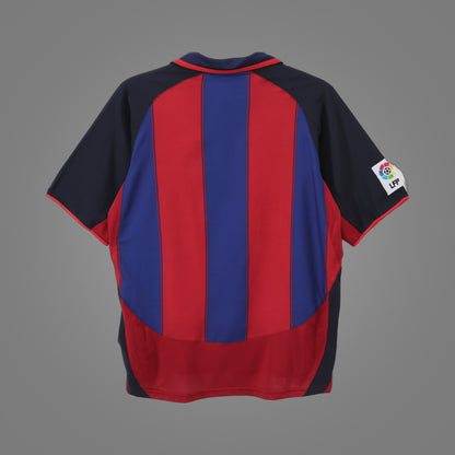 Maillot rétro FC Barcelone Domicile 2003/04 - dos