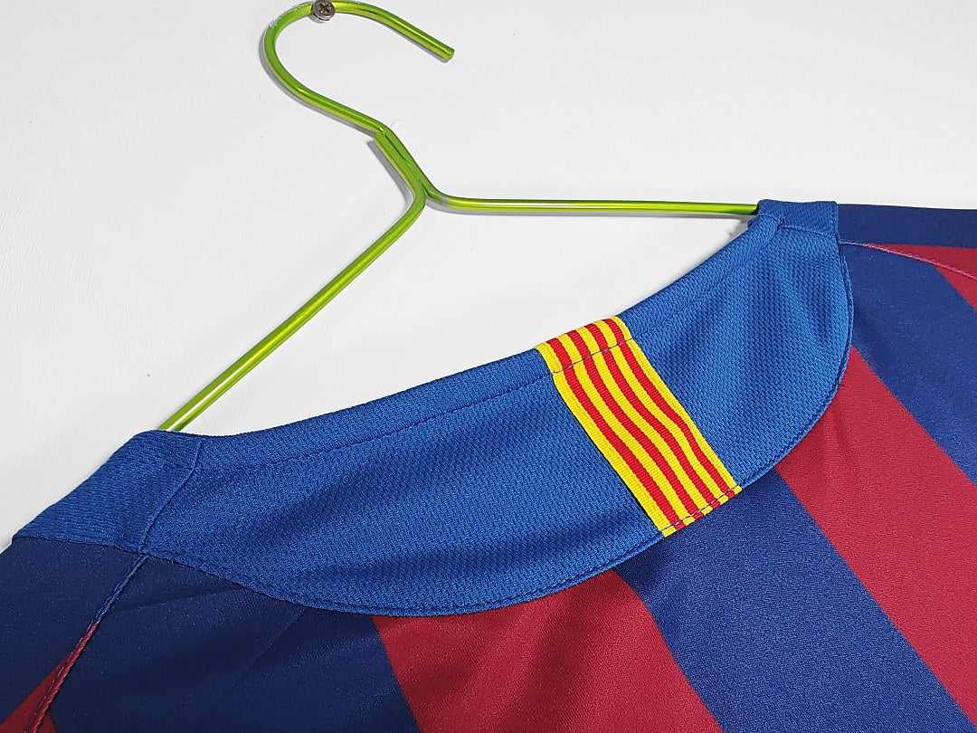 Maillot rétro FC Barcelone Domicile 2005/06 Manches Longues - détail 1