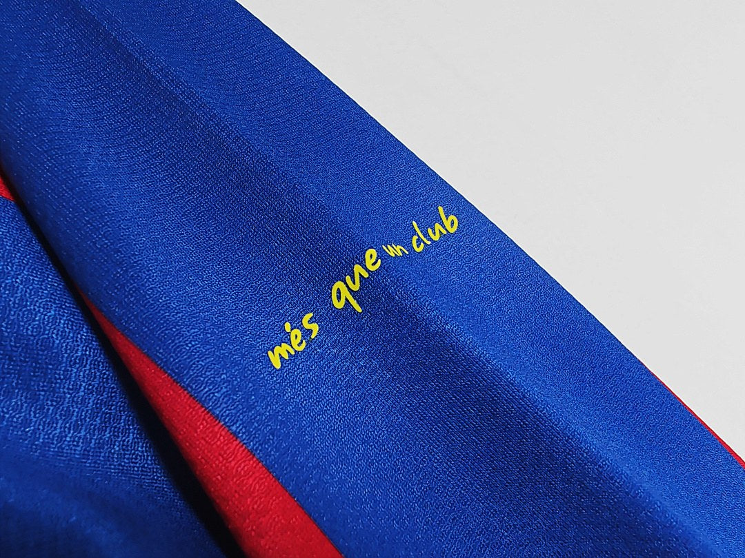 Maillot rétro FC Barcelone Domicile 2010/11 Manches Longues - détail 3