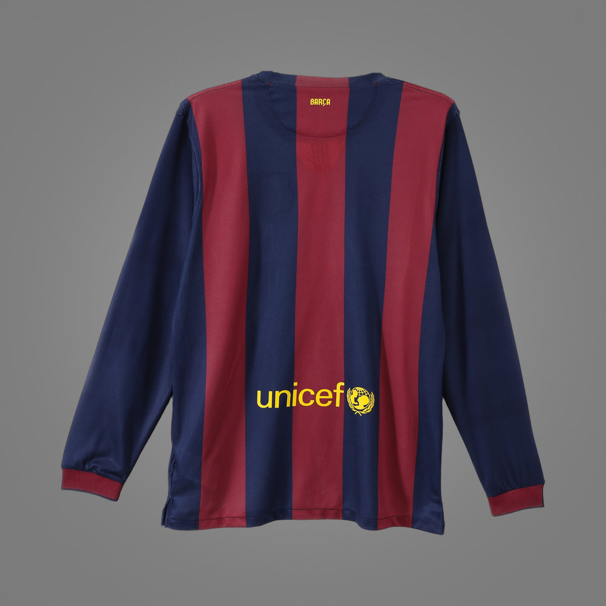 Maillot rétro FC Barcelone Domicile 2014/15 Manches Longues - dos