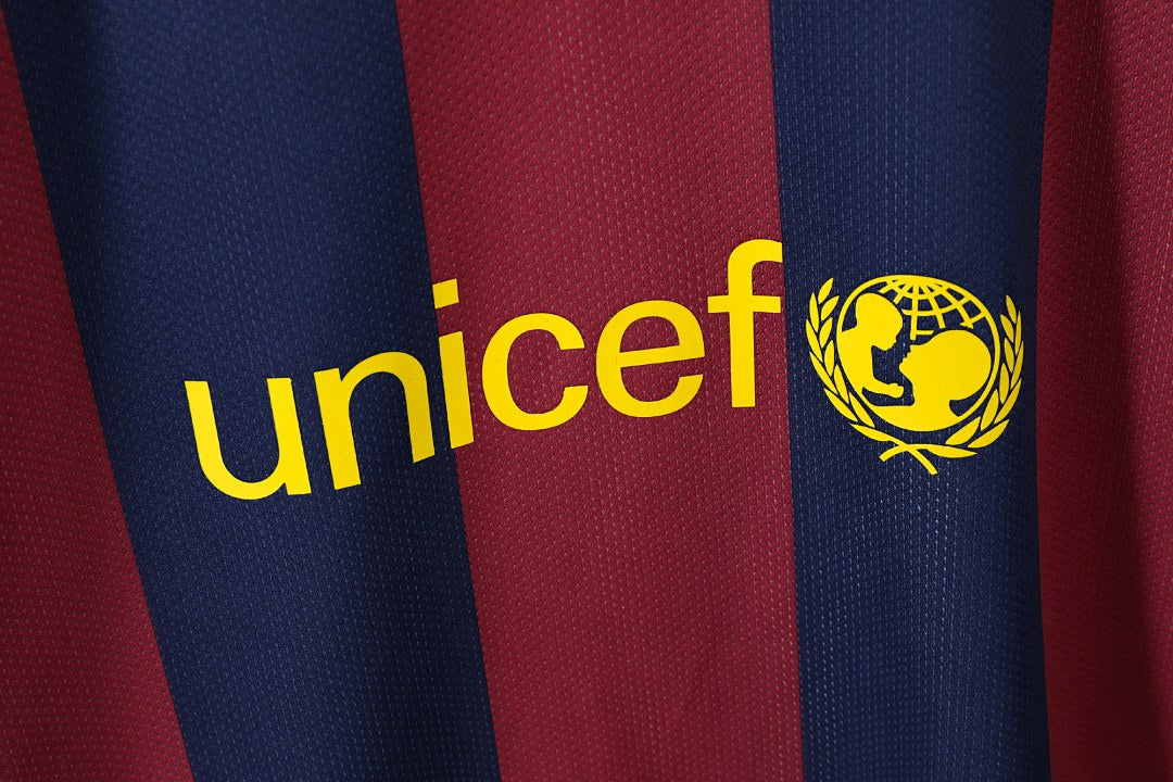 Maillot rétro FC Barcelone Domicile 2014/15 Manches Longues - détail 1