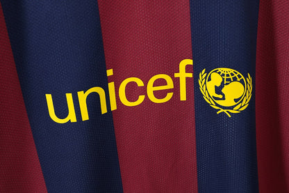 Maillot rétro FC Barcelone Domicile 2014/15 Manches Longues - détail 1