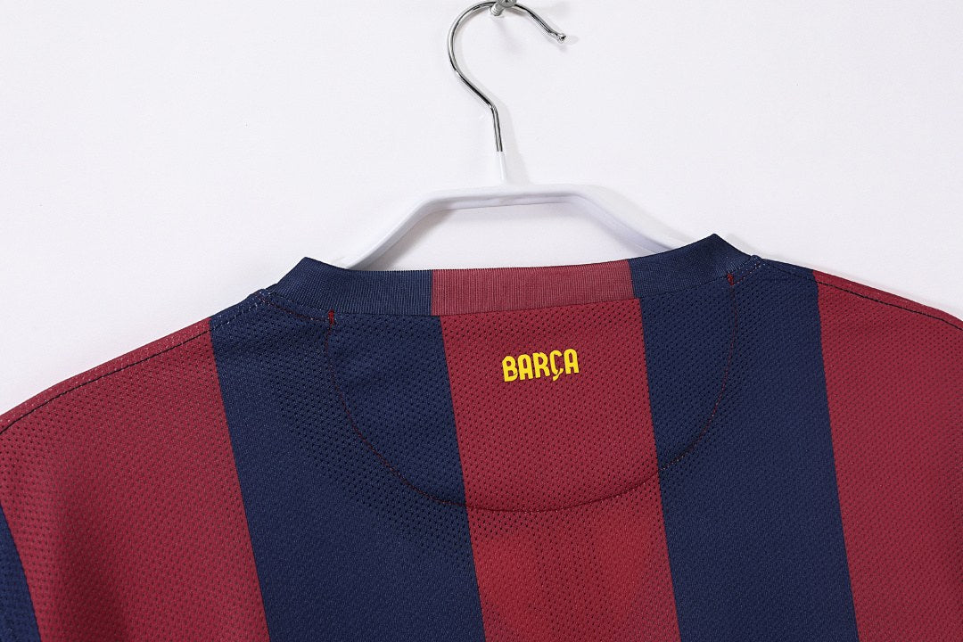 Maillot rétro FC Barcelone Domicile 2014/15 Manches Longues - détail 3