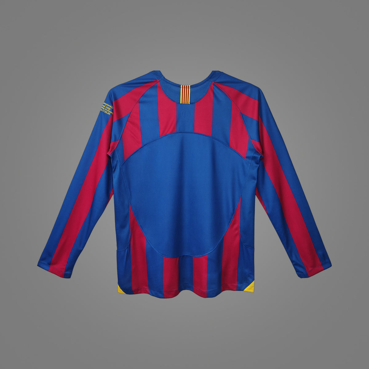 Maillot rétro FC Barcelone Domicile Ligue des champions 2005/06 Manches Longues - dos