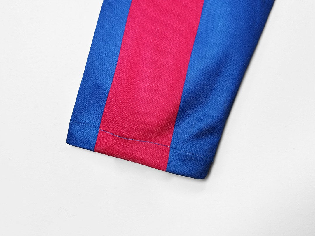 Maillot rétro FC Barcelone Domicile Ligue des champions 2005/06 Manches Longues - détail 3