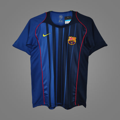 Maillot rétro FC Barcelone Extérieur 2004/05 - face avant