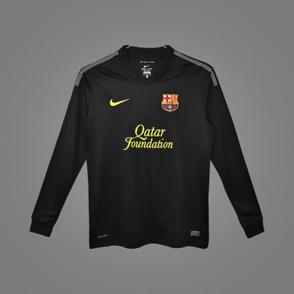 Maillot rétro FC Barcelone Extérieur 2011/12 Manches Longues - face avant