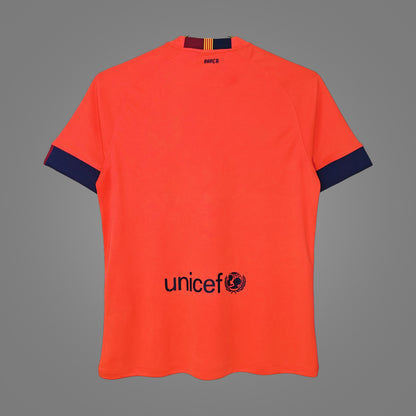 Maillot rétro FC Barcelone Extérieur 2014/15 - dos