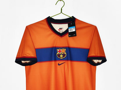 Maillot rétro FC Barcelone Third orange 1998/99 - détail 2