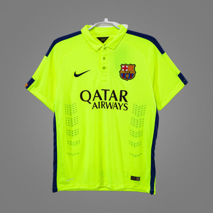 Maillot rétro FC Barcelone Third vert 2014/15 - face avant
