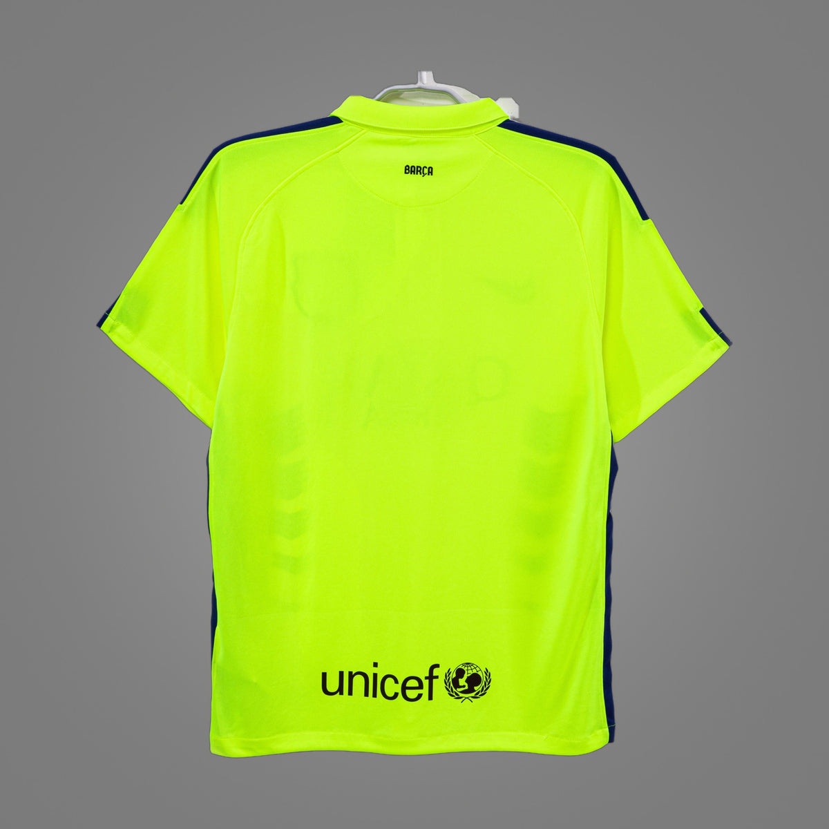 Maillot rétro FC Barcelone Third vert 2014/15 - dos