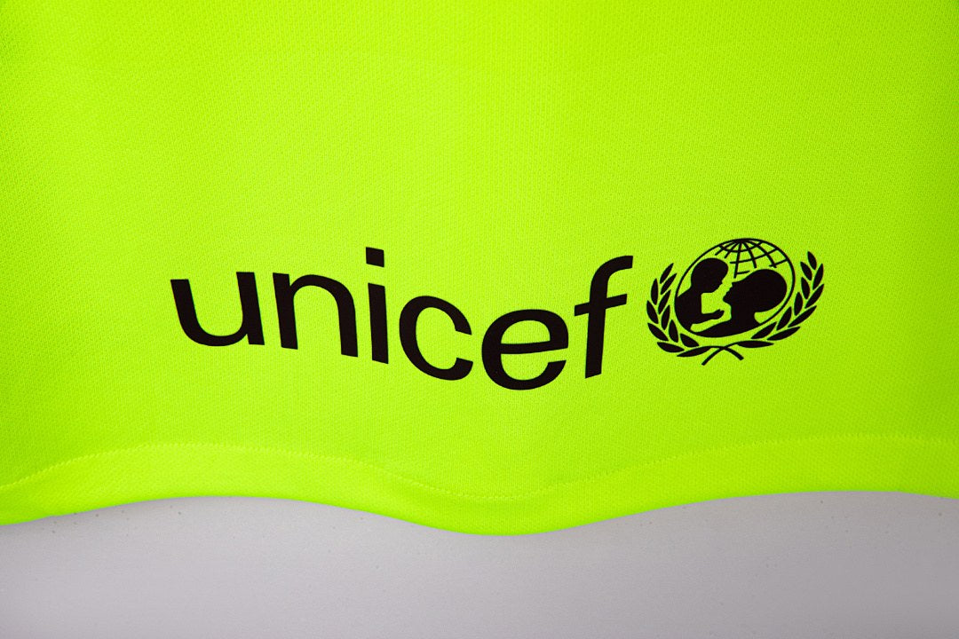 Maillot rétro FC Barcelone Third vert 2014/15 - détail 1