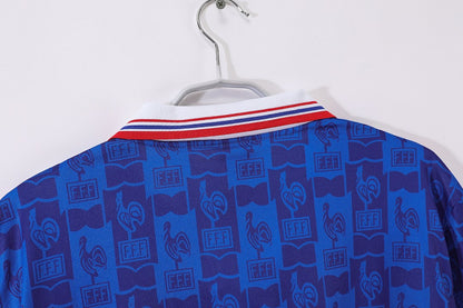 Maillot rétro France Domicile 1996 - détail 1