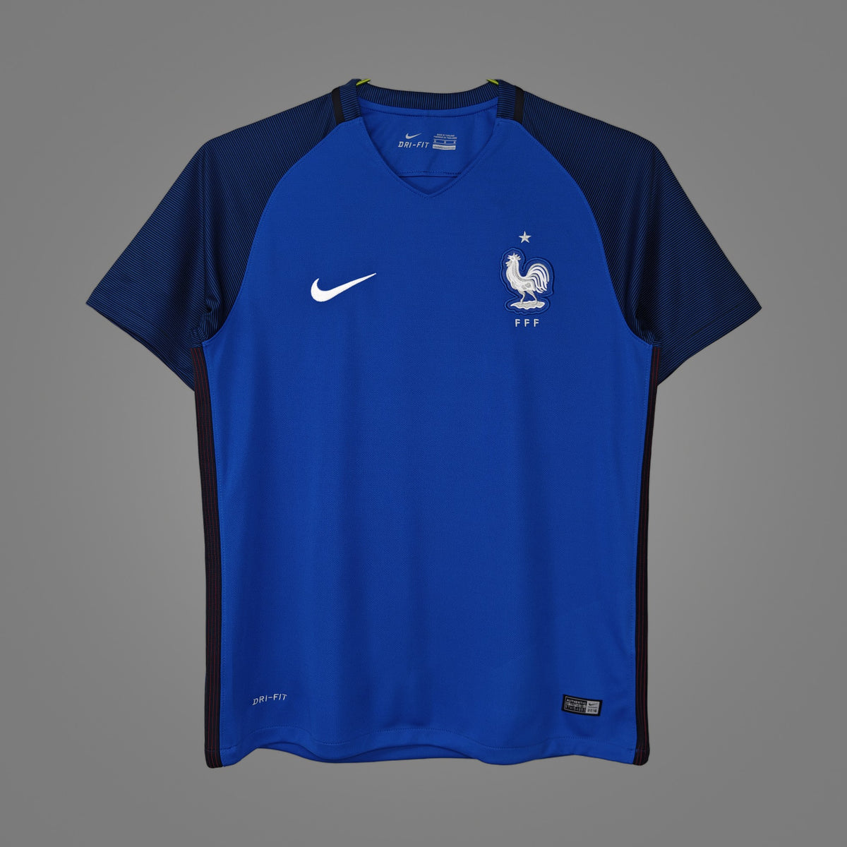 Maillot rétro France Domicile 2016 - face avant
