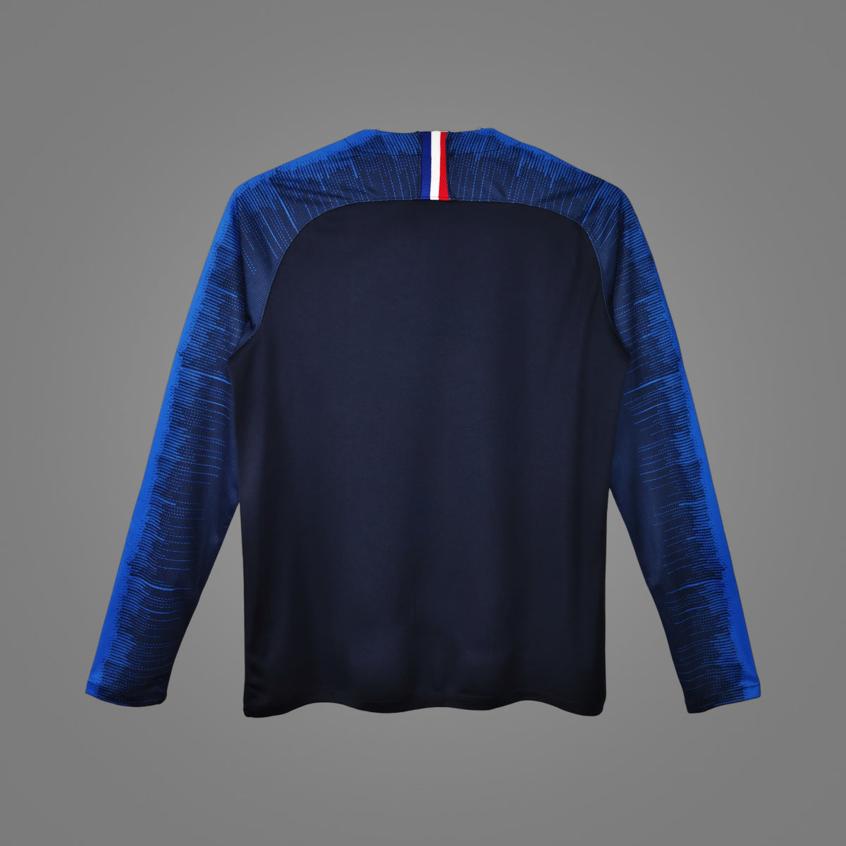 Maillot rétro France Domicile 2018 Manches Longues - dos