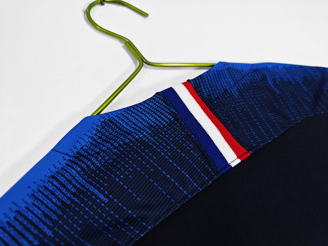 Maillot rétro France Domicile 2018 Manches Longues - détail 1
