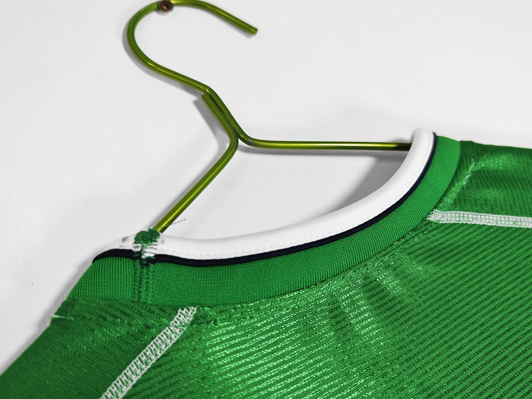 Maillot rétro Irlande Domicile 2002 Manches Longues - détail 1