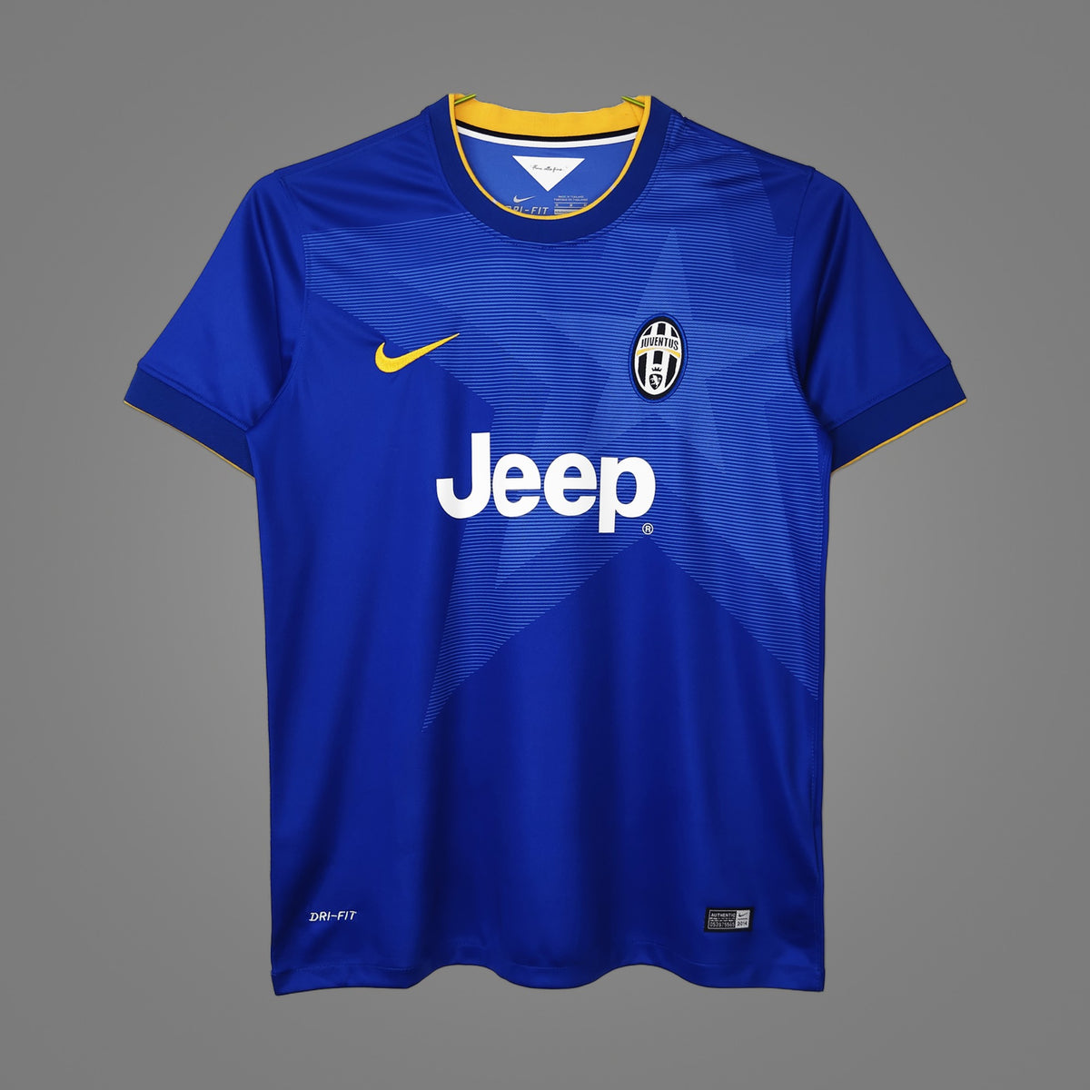 Maillot rétro Juventus Third bleu 2014/15 - face avant