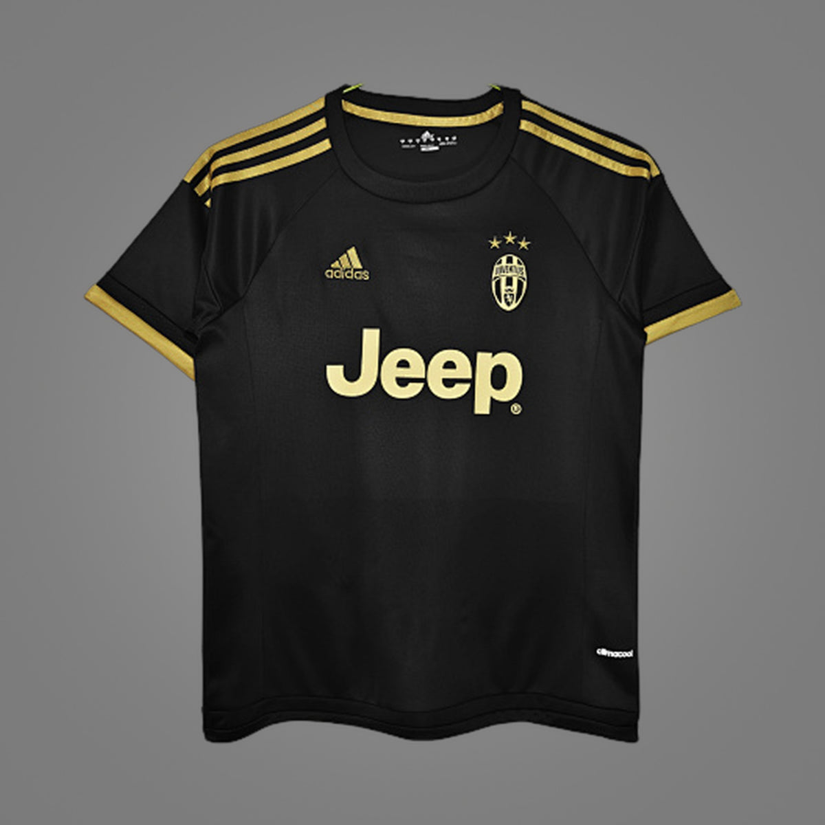 Maillot rétro Juventus Third noir 2015/16 - face avant
