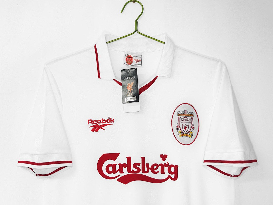 Maillot rétro Liverpool Blanc 1996/97 - détail 1