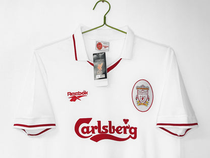 Maillot rétro Liverpool Blanc 1996/97 - détail 1