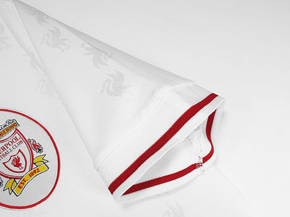 Maillot rétro Liverpool Blanc 1996/97 - détail 2