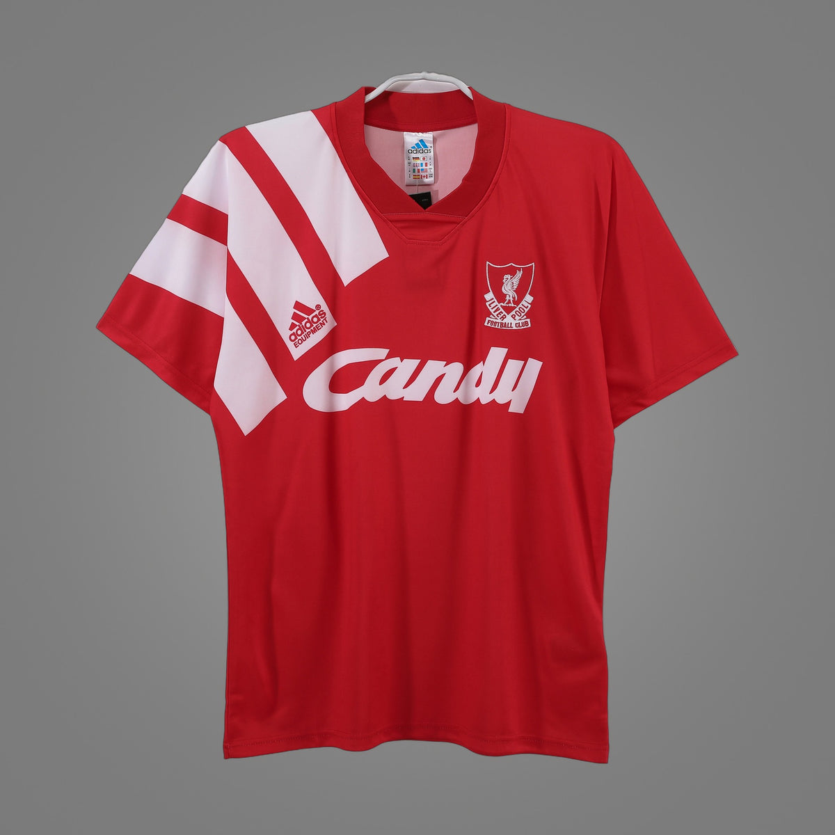 Maillot rétro Liverpool Domicile 1991/92 - face avant