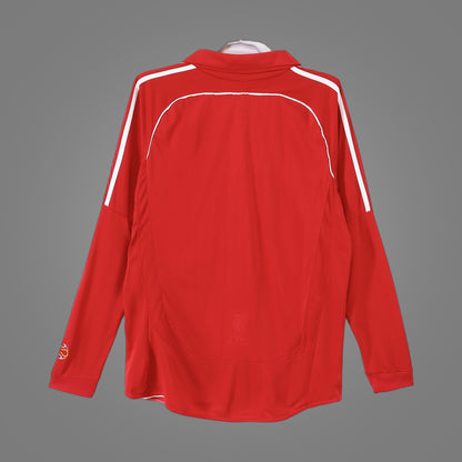 Maillot rétro Liverpool Domicile 2006/07 Manches Longues - dos