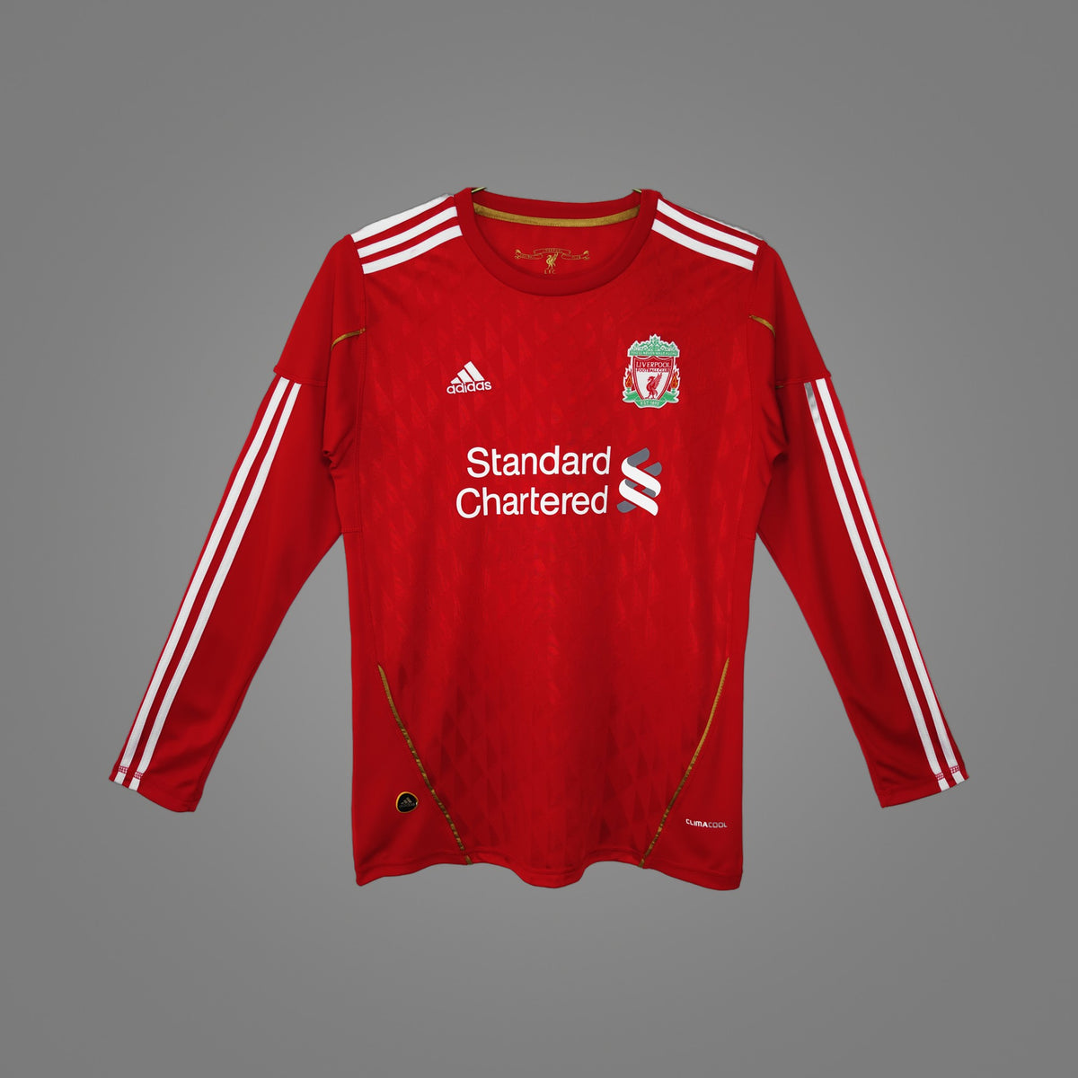 Maillot rétro Liverpool Domicile 2010/11 Manches Longues - face avant