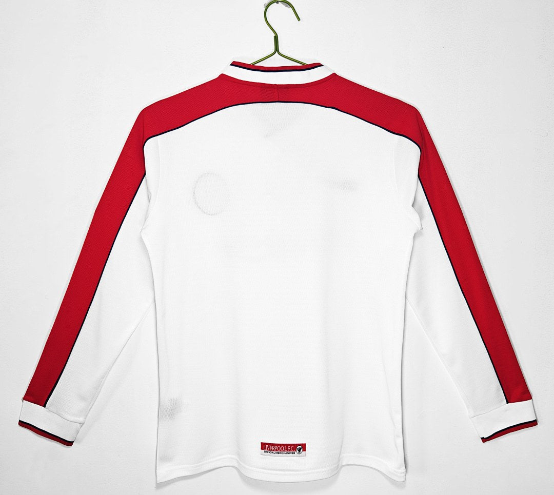 Maillot rétro Liverpool Extérieur 1998 Manches Longues - détail 3