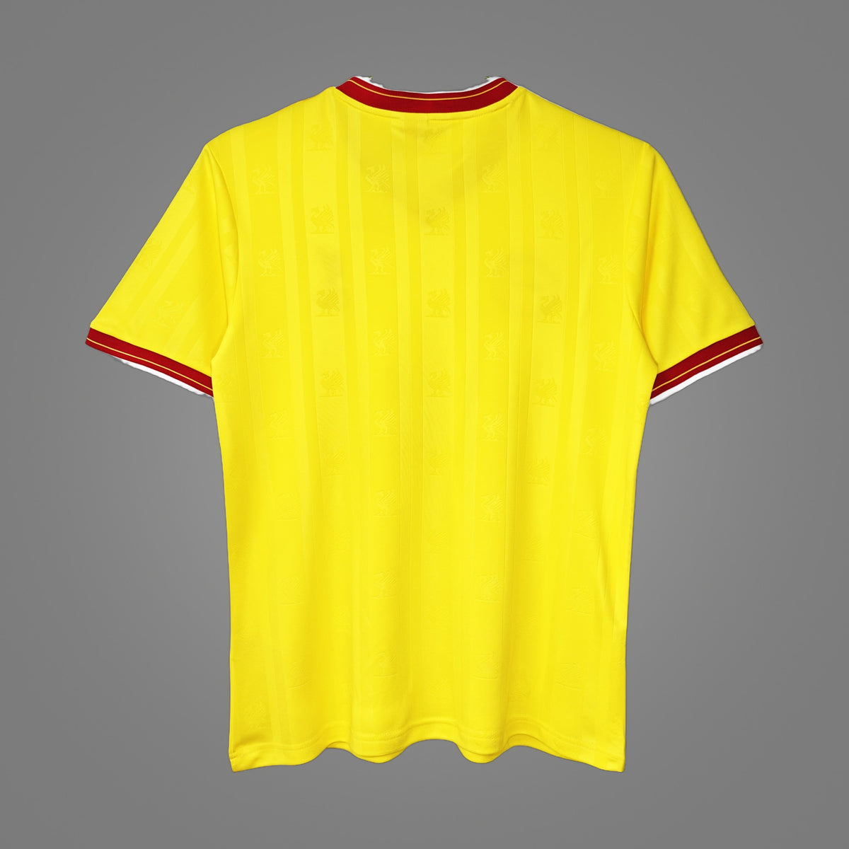 Maillot rétro Liverpool Third jaune 1985/86 - dos