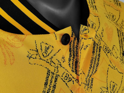 Maillot rétro Liverpool Third jaune 1994/96 - détail 1