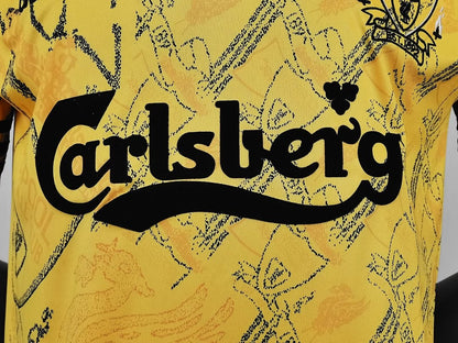 Maillot rétro Liverpool Third jaune 1994/96 - détail 3