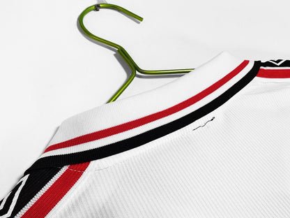 Maillot rétro Manchester United Blanc 1998/99 Manches Longues - détail 1