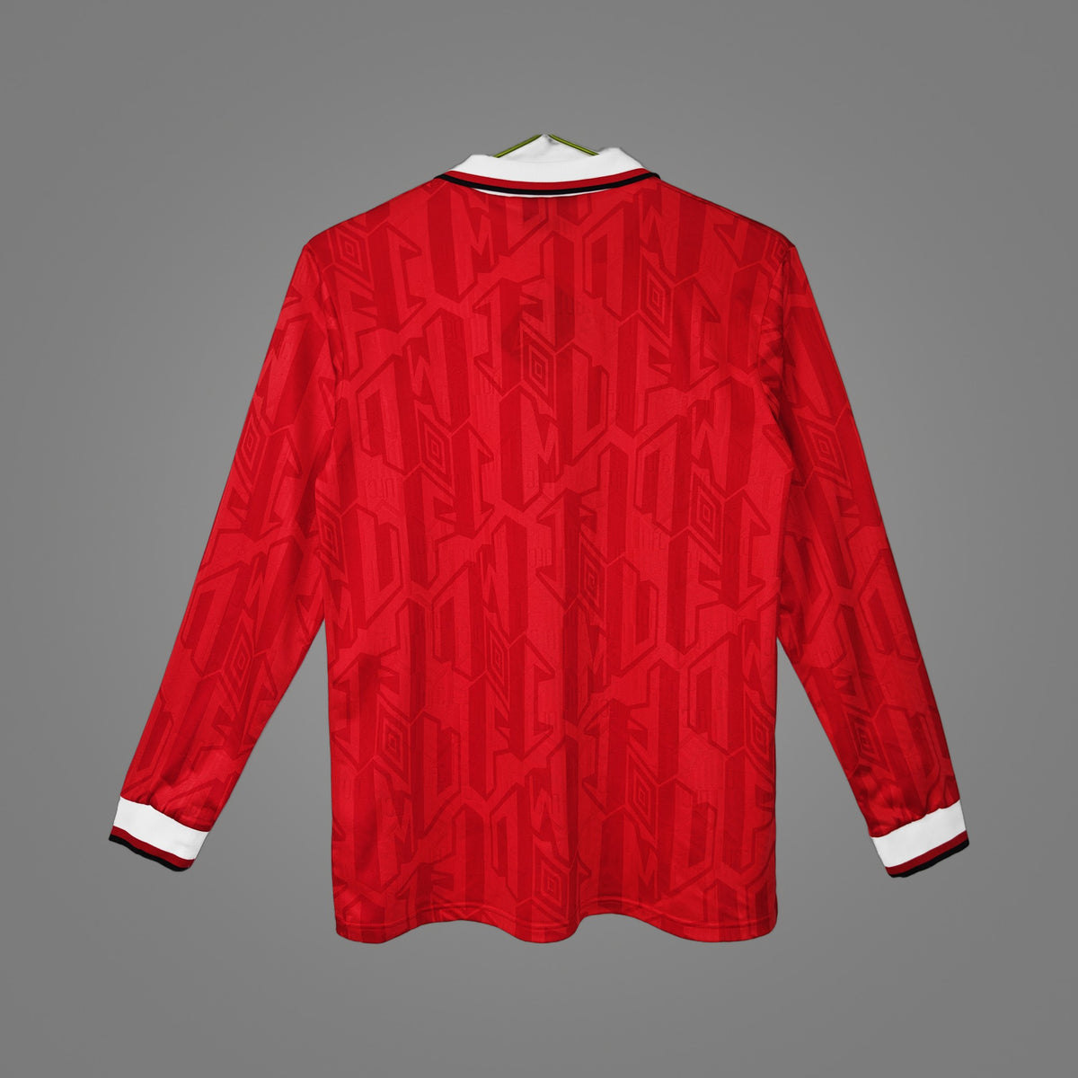 Maillot rétro Manchester United Domicile 1992/94 Manches Longues - dos