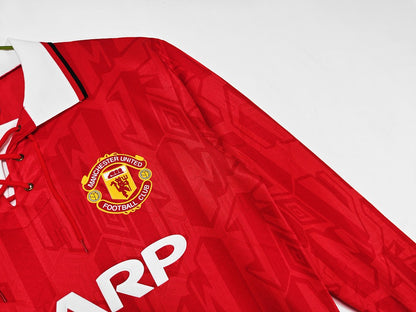 Maillot rétro Manchester United Domicile 1992/94 Manches Longues - détail 1
